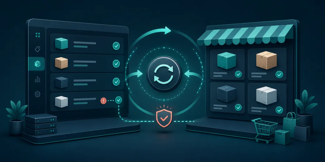 Inventario sincronizado entre un sistema de gestión y un marketplace